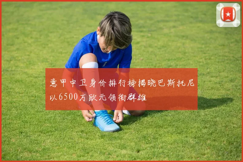 意甲中卫身价排行榜揭晓巴斯托尼以6500万欧元领衔群雄