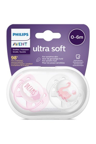 Philips Avent SCF222/02 Ultra Soft 2li Emzik 0-6 Ay - Kız