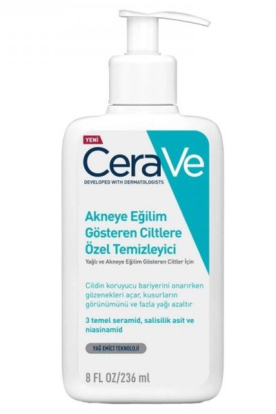 Cerave Yağlı ve Düzensiz Ciltler için Yıkama Jeli 236 ml