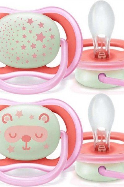 Philips Avent Ultra Air Gece Emziği 6-18 ay Kız SCF376/22