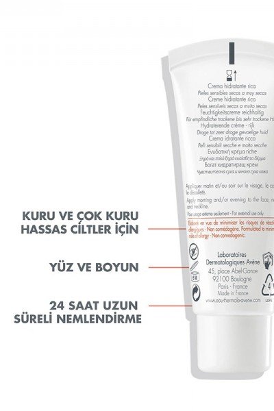 Avene Hydrance Rich Nemlendirici Krem 40 ml