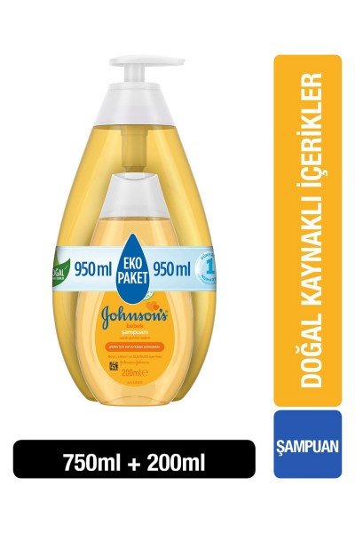 Johnsons Baby Bebek Şampuanı Klasik 750ML+200ML Hediye