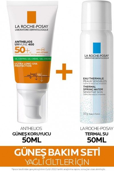 La Roche-Posay Yağlı Ciltler için Güneş Bakım Seti