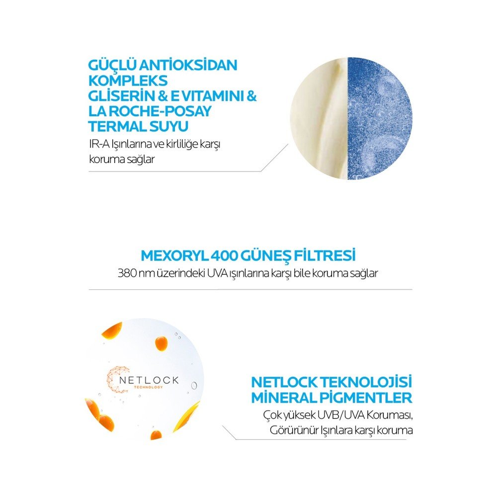 La Roche Posay Anthelios UVmune Fluid Güneş Kremi SPF50+ 50 ml - Renkli La Roche Posay Anthelios UVmune Fluid Güneş Kremi SPF50+ 50 ml - Renkli