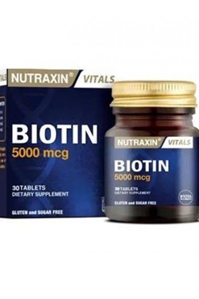 Nutraxin Biotin 5000 mcg 30 Tablet