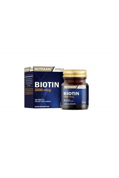 Nutraxin Biotin 5000 mcg 30 Tablet