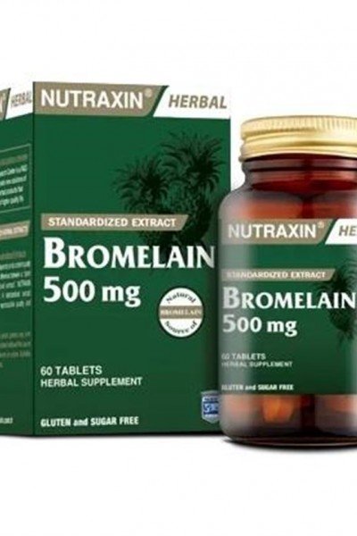 Nutraxin Bromelain 500 mg 60 Kapsül