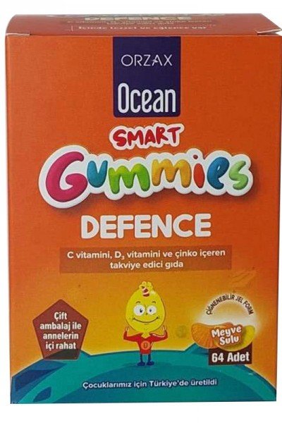 Orzax Ocean Smart Gummies Defence 64 Adet Çiğnenebilir Jel