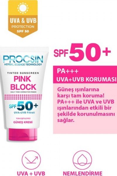 Procsin Ton Eşitleyici  Spf50  Güneş Kremi
