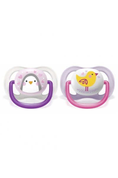 Philips Avent SCF080/06 Ultra Air Emzik 0-6 ay 2'li Kız Yalancı Emzik