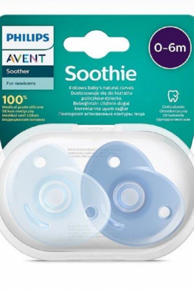 Philips Avent Soothie 0-6 ay 2'li Erkek Yalancı Emzik