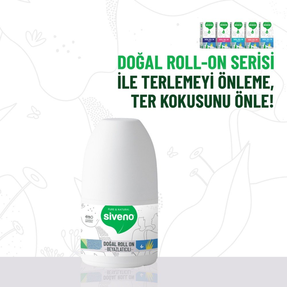 Siveno Doğal Roll-on - Beyazlatıcı Etkili 50ml