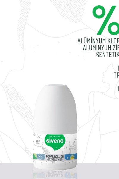 Siveno Doğal Roll-on - Beyazlatıcı Etkili 50ml