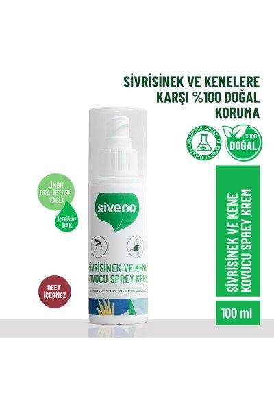 Siveno Sinek ve Kene Kovucu Sprey Krem 100 ml