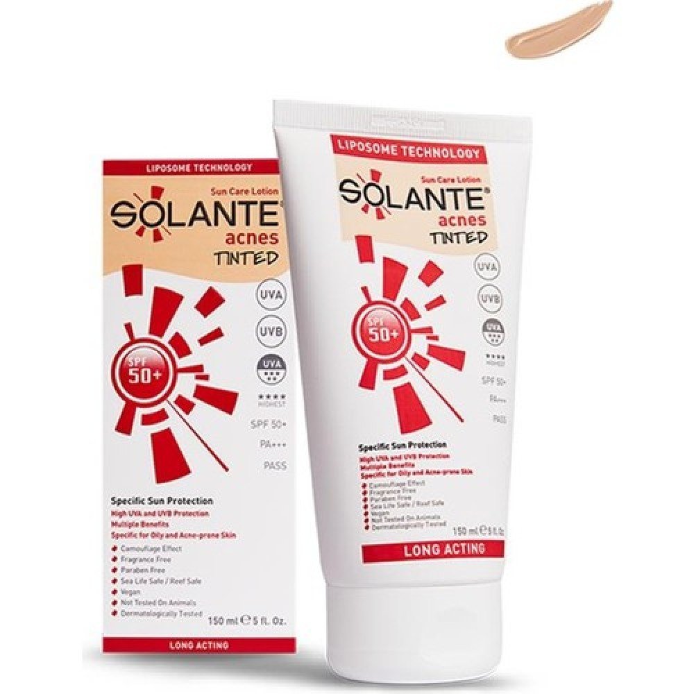 Solante Acnes Tinted SPF 50+ Losyon