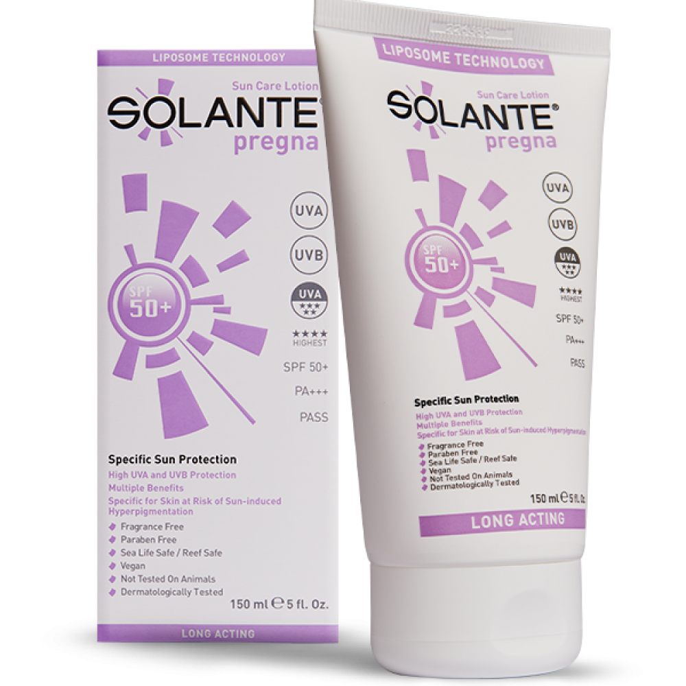 Solante pregna SPF 50+ Losyon (Hamilelere Özel)