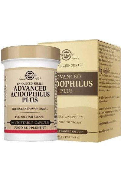 Solgar Advanced Acidophilus Plus 60 Kapsül