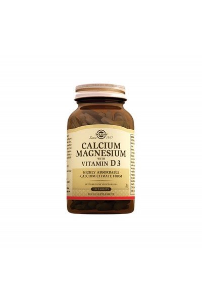 Solgar Calcium Magnesium With Vitamin D3 150 Tablet