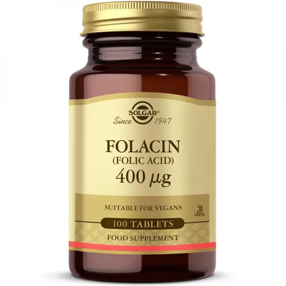 Solgar Folic Acid 400 mcg 100 Tablet