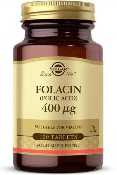 Solgar Folic Acid 400 mcg 100 Tablet