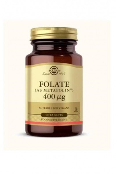 Solgar Folate 400 mcg 50 Tablet