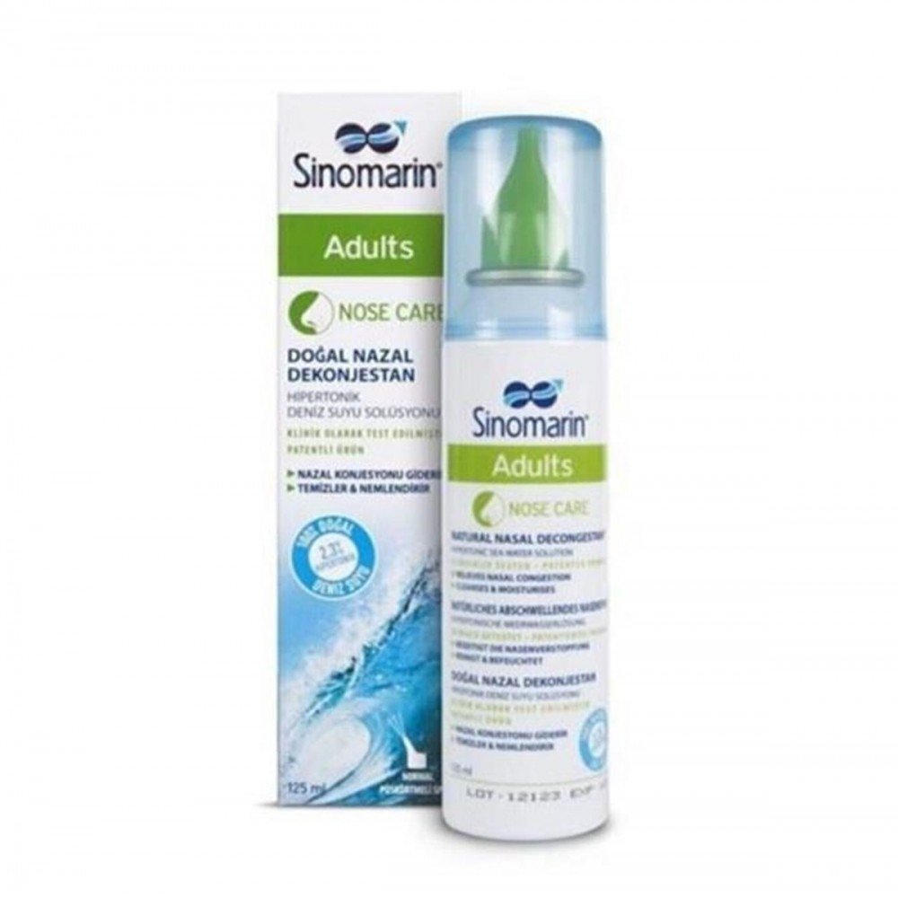 Sinomarin Adults Deniz Suyu Burun Spreyi 125 ml