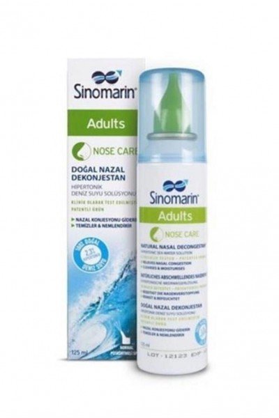 Sinomarin Adults Deniz Suyu Burun Spreyi 125 ml