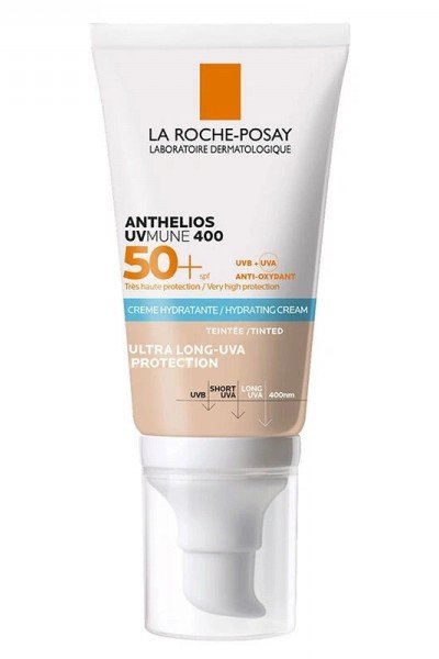 La Roche Posay Anthelios UVmune SPF+50 Hassas Ciltler İçin Yüksek Korumalı Renkli Yüz Güneş Kremi 50 ml