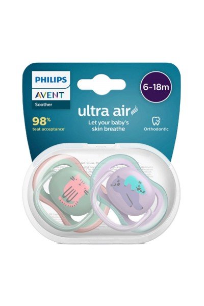 Philips Avent Ultra Air Emzik 6-18 Ay 2'li - SCF085/18