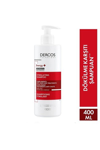 Vichy Dercos Energising Saç Dökülmesine Karşı Şampuan 400 ml